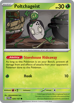 Pokemon Twilight Masquerade Poltchageist - 20