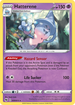 Pokemon Champion's Path Hatterene - 20