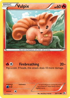 Pokemon Legendary Treasures Vulpix - 20