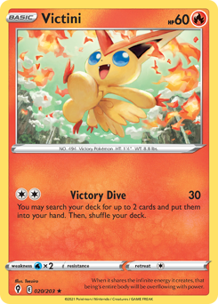 Pokemon Evolving Skies Victini - 20