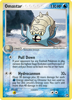 Pokemon Power Keepers Omastar - 20