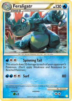 Pokemon HeartGold & SoulSilver Feraligatr - 20