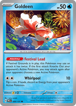 Pokemon Prismatic Evolutions Goldeen - 20