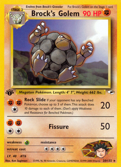 Pokemon Gym Heroes Brock's Golem - 20