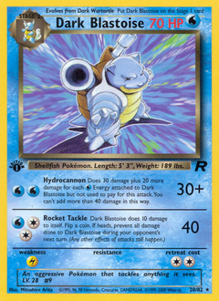Pokemon Team Rocket Dark Blastoise - 20
