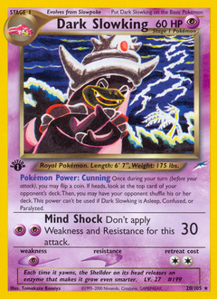 Pokemon Neo Destiny Dark Slowking - 20