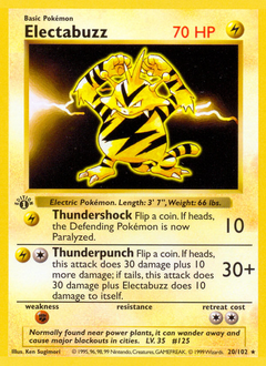 Pokemon Base Electabuzz - 20
