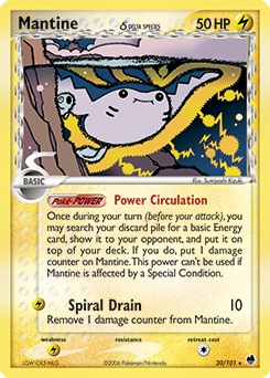 Pokemon Dragon Frontiers Mantine δ - 20