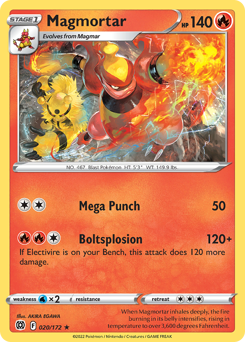 Pokemon Brilliant Stars Magmortar - 20