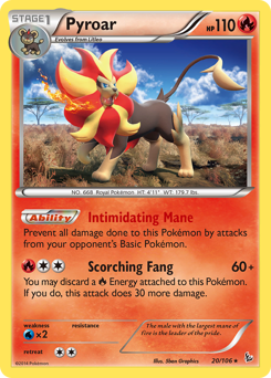 Pokemon Flashfire Pyroar - 20