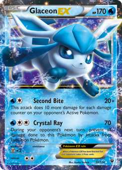 Pokemon Fates Collide Glaceon-EX - 20