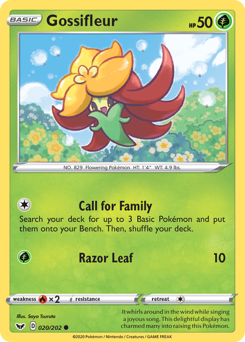 Pokemon Sword & Shield Gossifleur - 20