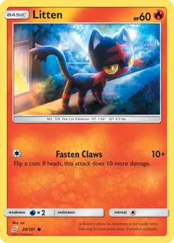 Pokemon Team Up Litten - 20