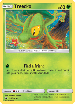 Pokemon Lost Thunder Treecko - 20