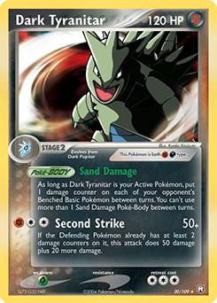 Pokemon Team Rocket Returns Dark Tyranitar - 20