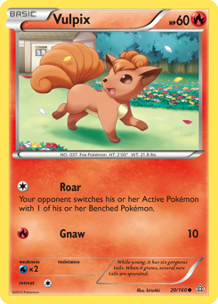 Pokemon Primal Clash Vulpix - 20