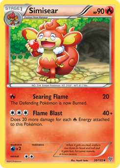 Pokemon Plasma Storm Simisear - 20