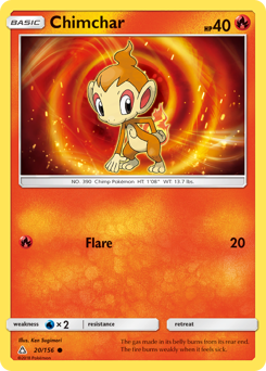 Pokemon Ultra Prism Chimchar - 20