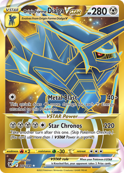 Pokemon Astral Radiance Origin Forme Dialga VSTAR - 210