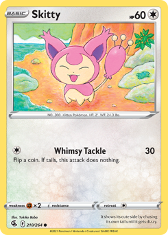 Pokemon Fusion Strike Skitty - 210