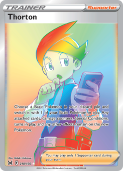Pokemon Lost Origin Thorton - 210