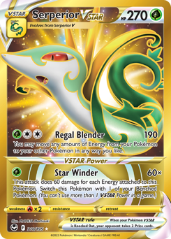 Pokemon Silver Tempest Serperior VSTAR - 210