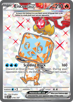 Pokemon Obsidian Flames Eiscue ex - 210