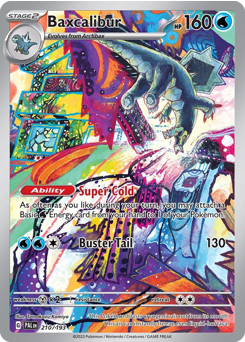 Pokemon Paldea Evolved Baxcalibur - 210