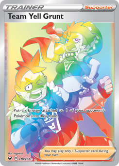 Pokemon Sword & Shield Team Yell Grunt - 210
