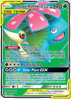 Pokemon Cosmic Eclipse Venusaur & Snivy-GX - 210