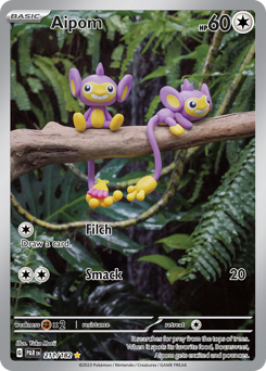 Pokemon Paradox Rift Aipom - 211
