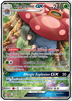 Pokemon Cosmic Eclipse Vileplume-GX - 211