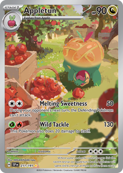 Pokemon Surging Sparks Appletun - 211