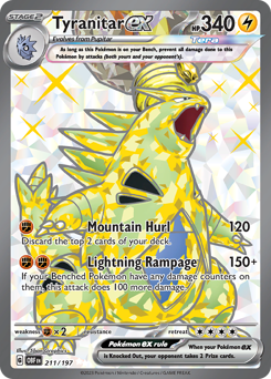 Pokemon Obsidian Flames Tyranitar ex - 211