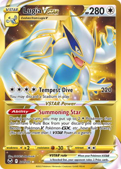 Pokemon Silver Tempest Lugia VSTAR - 211