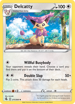 Pokemon Fusion Strike Delcatty - 211