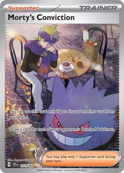 Pokemon Temporal Forces Morty's Conviction - 211