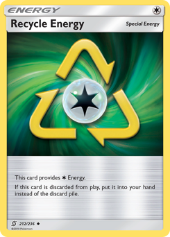 Pokemon Unified Minds Recycle Energy - 212