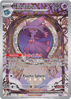 Pokemon Paldea Evolved Mismagius - 212