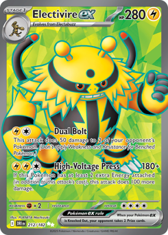 Pokemon Destined Rivals Electivire ex - 212