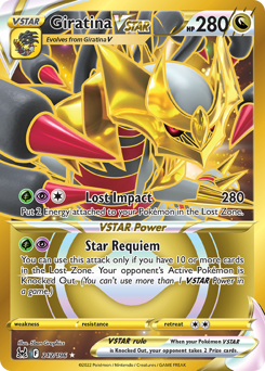 Pokemon Lost Origin Giratina VSTAR - 212