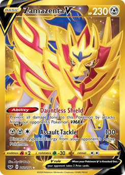 Pokemon Sword & Shield Zamazenta V - 212