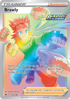 Pokemon Chilling Reign Brawly - 212