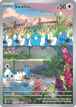 Pokemon Paradox Rift Swablu - 213