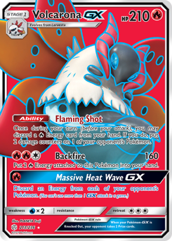 Pokemon Cosmic Eclipse Volcarona-GX - 213