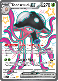 Pokemon Paldean Fates Toedscruel ex - 213