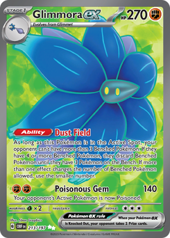 Pokemon Obsidian Flames Glimmora ex - 213