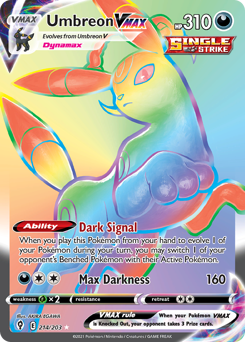 Pokemon Evolving Skies Umbreon VMAX - 214
