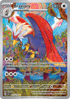 Pokemon Surging Sparks Braviary - 214