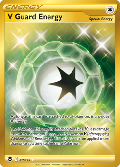 Pokemon Silver Tempest V Guard Energy - 215